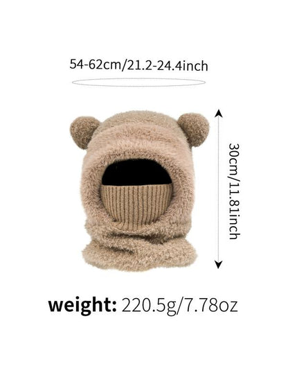 Plush Bear Hood