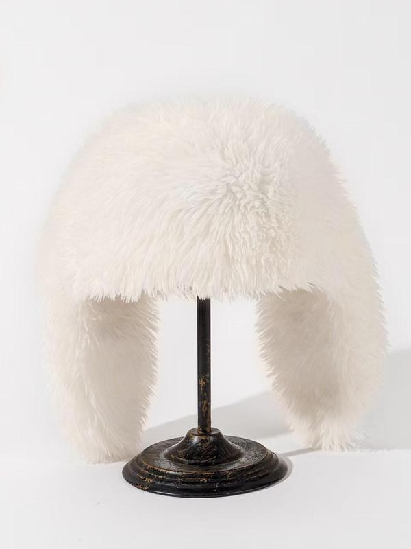 Fluffy Bunny Ear Hat