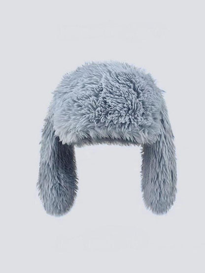 Fluffy Bunny Ear Hat