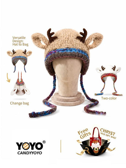 Christmas Reindeer Antler Hat