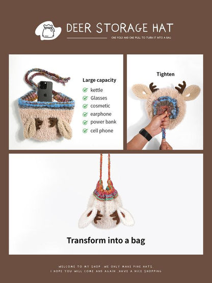 Christmas Reindeer Antler Hat