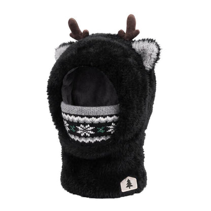 Reindeer Fuzzy Winter Hood